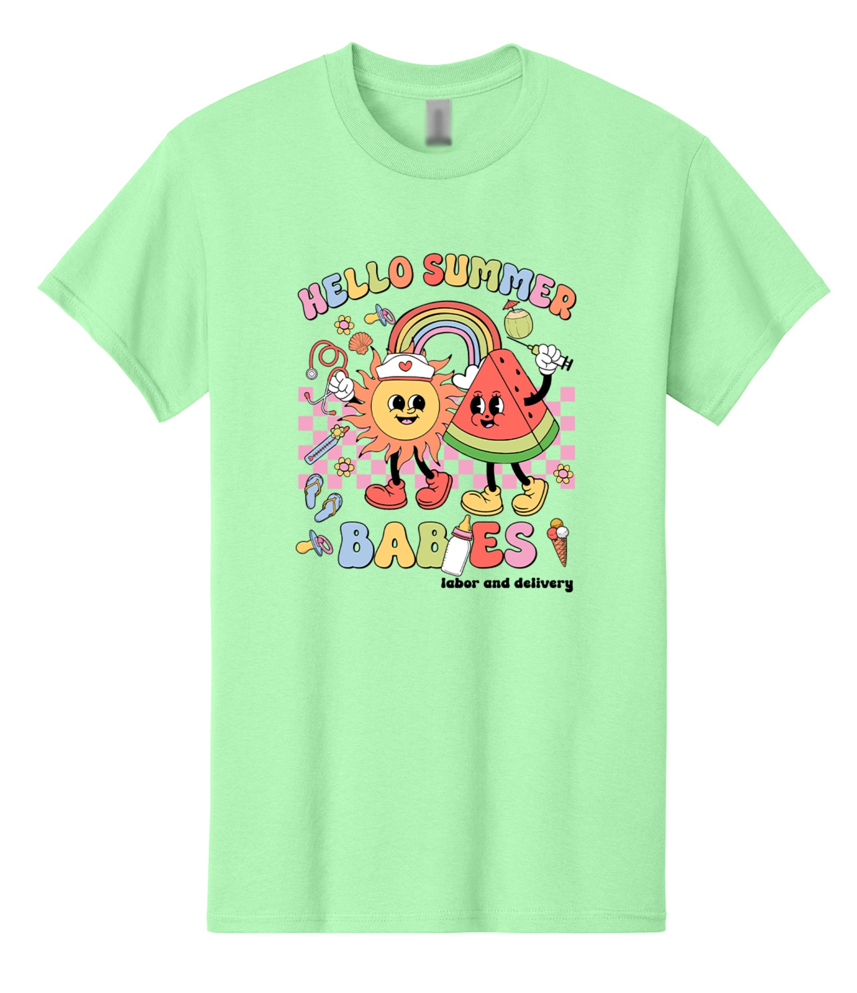 Medical Apparel Hub - summer babies tee