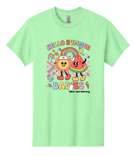 Medical Apparel Hub - summer babies tee