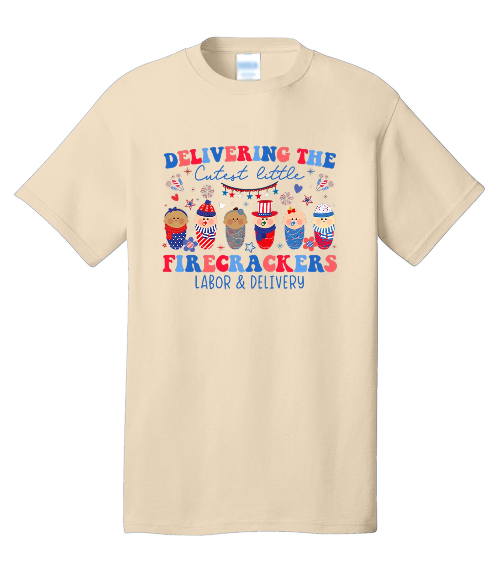 Medical Apparel Hub - little firecrackers tee