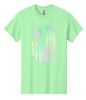 Medical Apparel Hub - pastel american flag tee