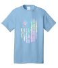 Medical Apparel Hub - pastel american flag tee