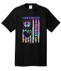 Medical Apparel Hub - ld tie dye flag tee