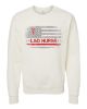 Medical Apparel Hub - ld american flag crewneck sweatshirt