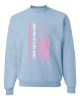 Medical Apparel Hub - pink flag crewneck sweatshirt