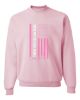 Medical Apparel Hub - pink flag crewneck sweatshirt