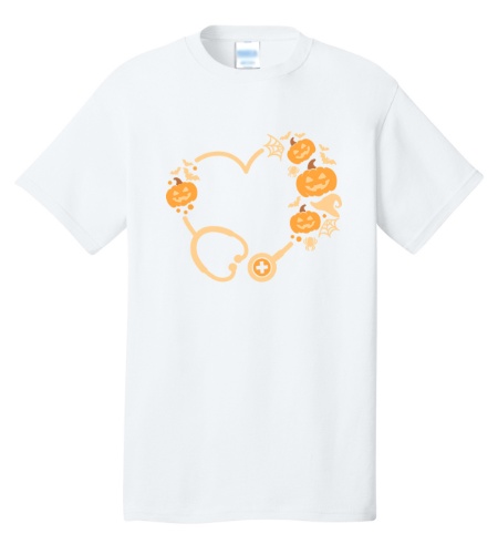 Medical Apparel Hub - spooky stethoscope t shirt