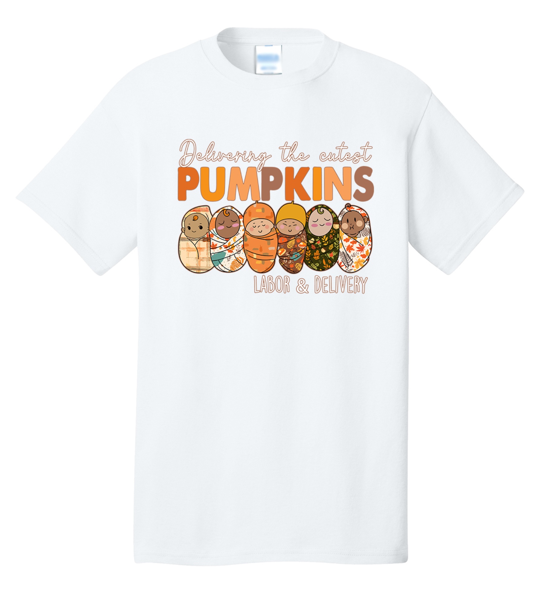 Medical Apparel Hub - pumpkin babies t shirt